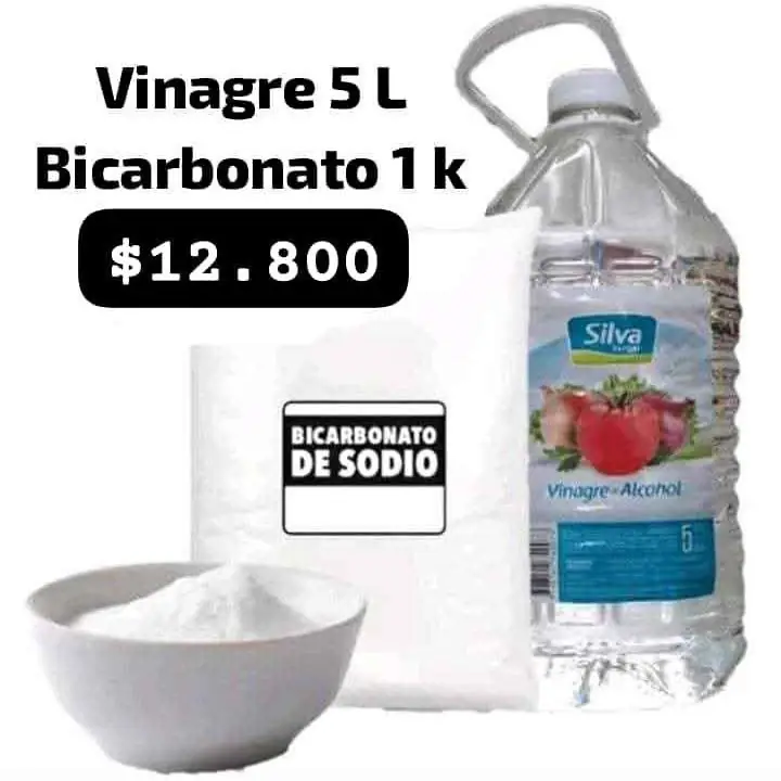 Bicarbonato kilo Vinagre 5 L reparto en CABA