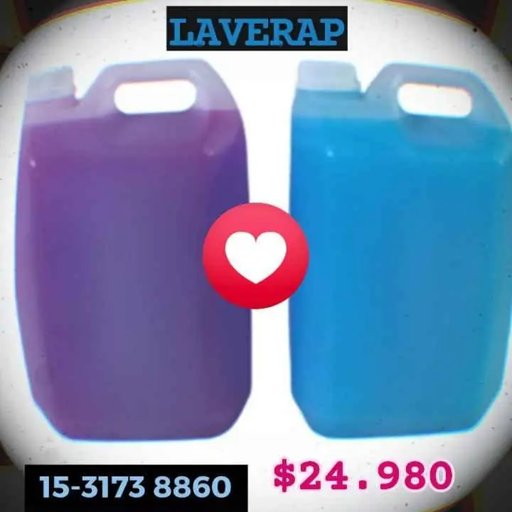 Jabón hidrogel 10 L suavizante laverap 10 L reparto en CABA la Espumita de boedo