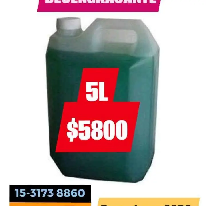 Detergente cocina desengrasa con espuma a solo 5800 el bidón reparto en CABA