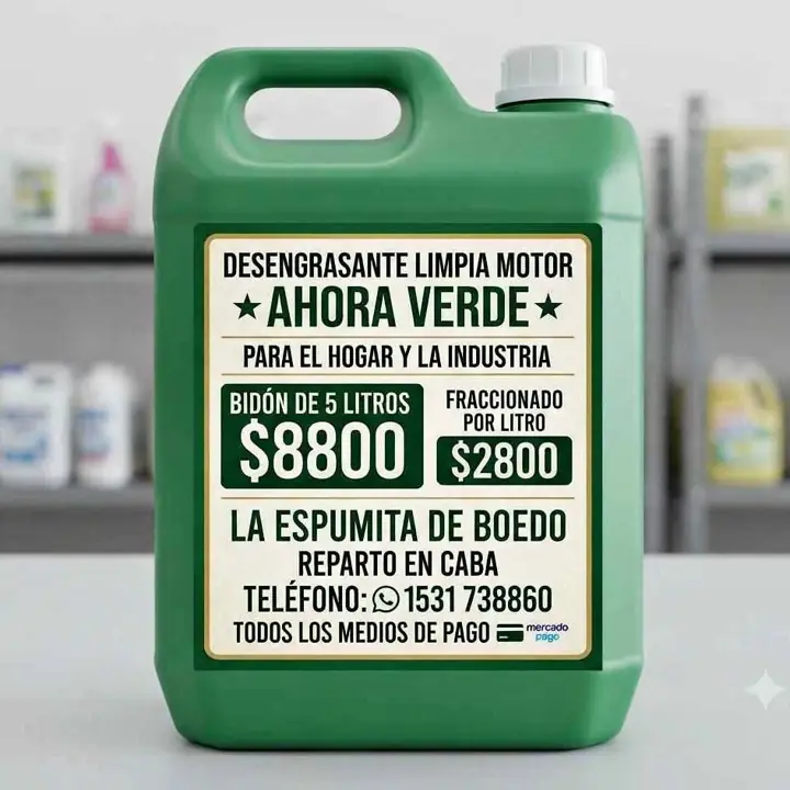 Desengrasante bidón de 5 L