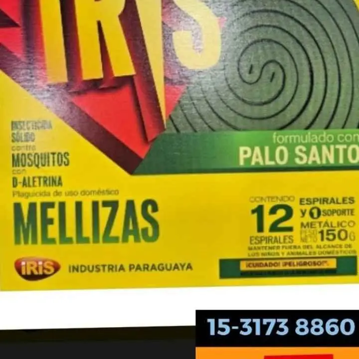 Espirales con palo santo 4 cajas 48 u