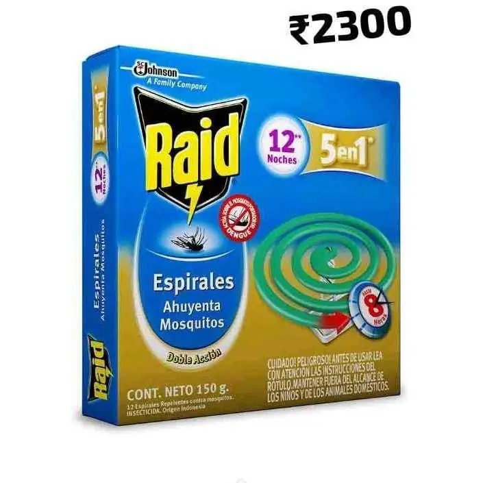Espirales raid pack 12 unidades reparto en CABA
