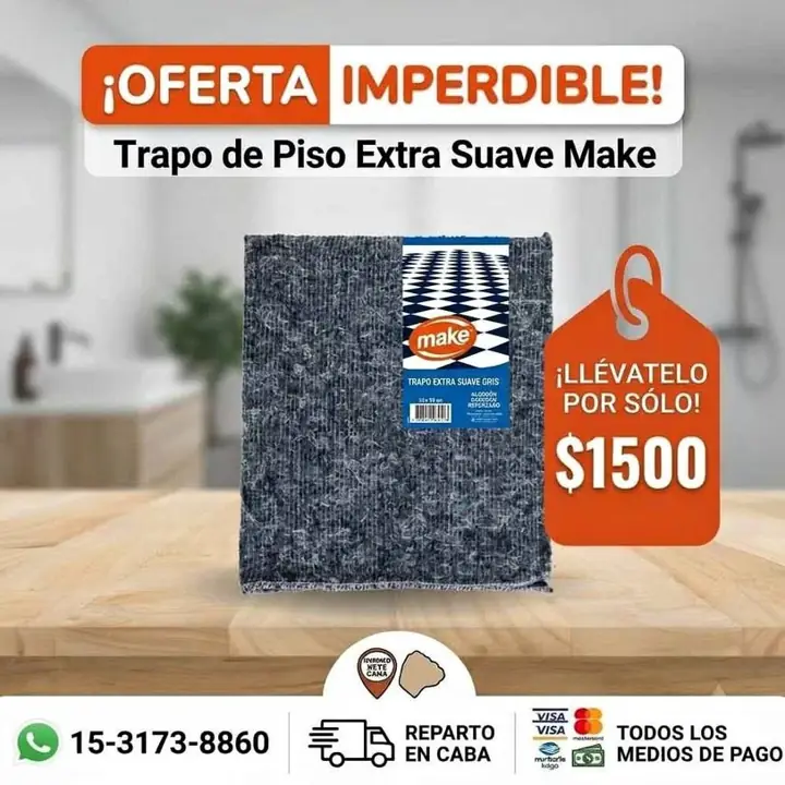 Organizador de limpieza 4 divisiones