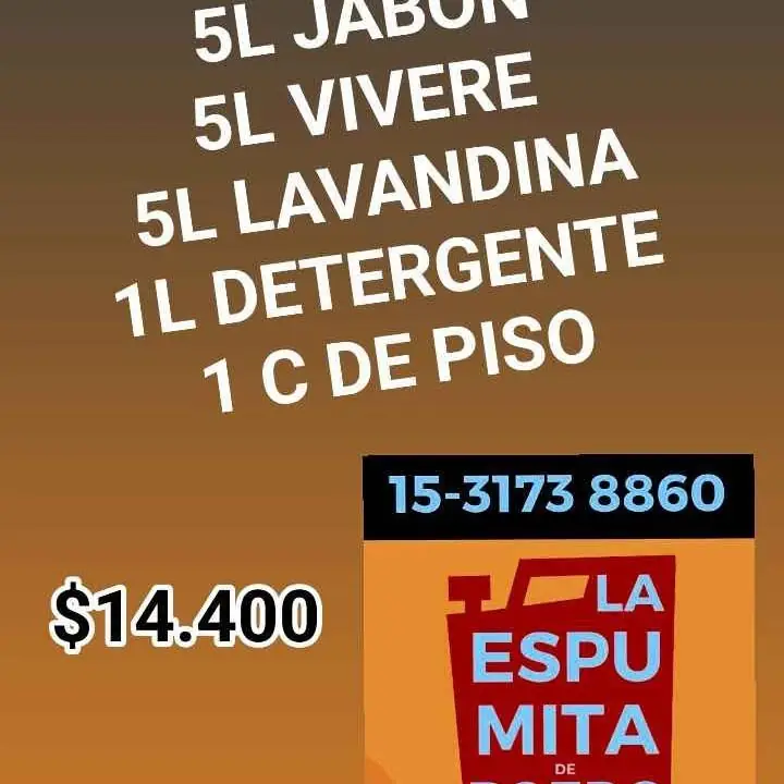 COMBO limpieza la Espumita de Boedo