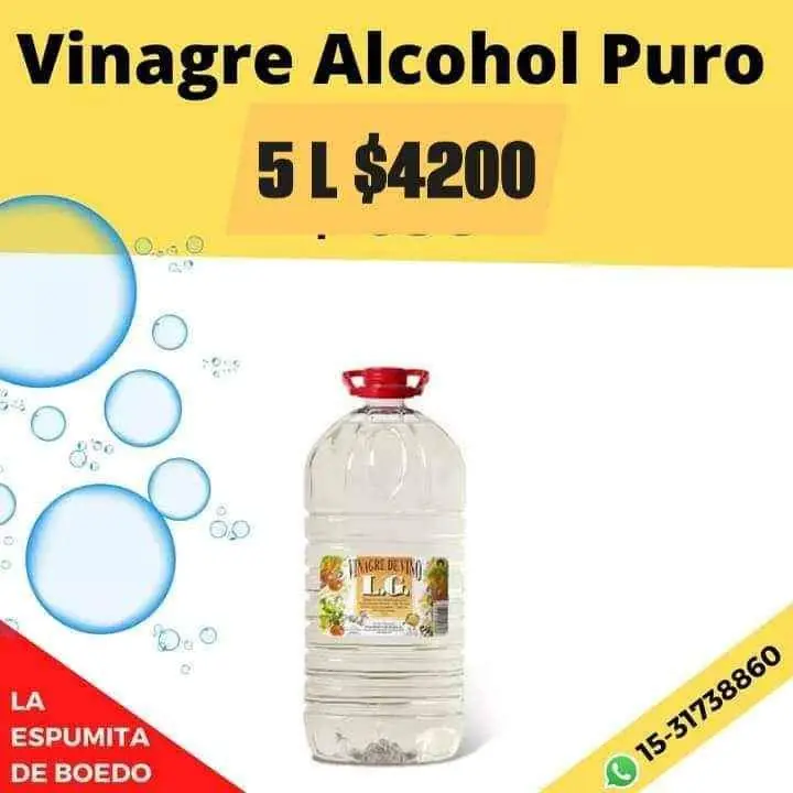 Vinagre 5 litros reparto en caba