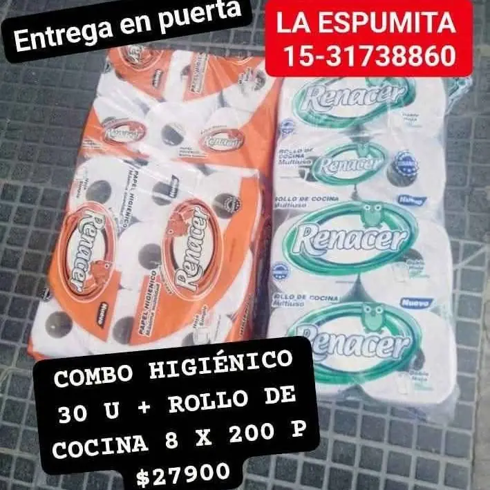 Rollo de cocina combo higiénico