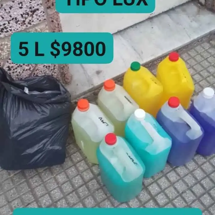 Jabón de manos tipo Lux bidón 5 litros reparto en CABA