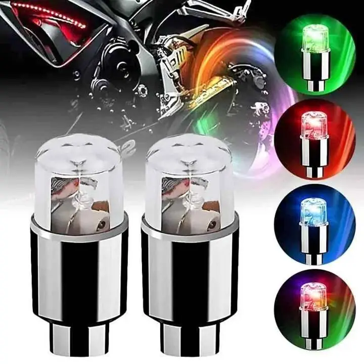 Luces multicolor para válvulas de ruedas motos y bicicleta