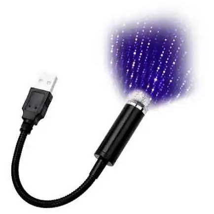 Para techo del auto USB proyector estrellas
