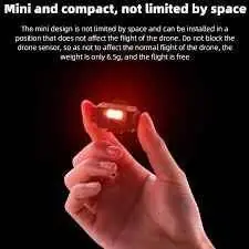 Mini luz LED USB recargables para motos auto bicicleta monopatín y cascos