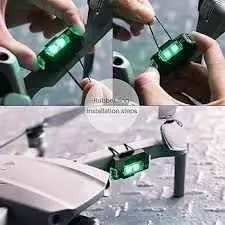 7 Colores en 1 sola luz imperdible USB recargable