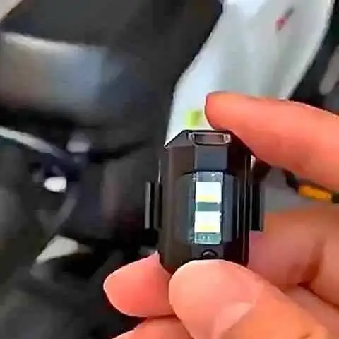 Para cascos y motos luces intermitente USB recargables