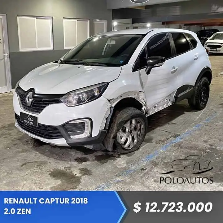2018 Renault Captur 2.0 Zen Chocada Poloautos