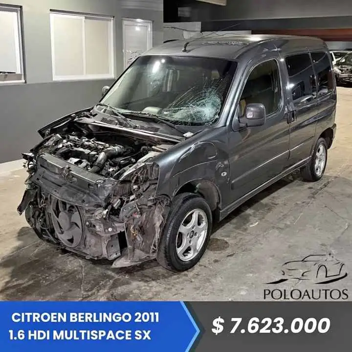 2011 Citroen Berlingo 1.6 HDI Multispace SX en Marcha Chocada Poloautos
