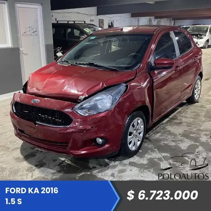 2016 Ford ka 1.5 S chocado poloautos