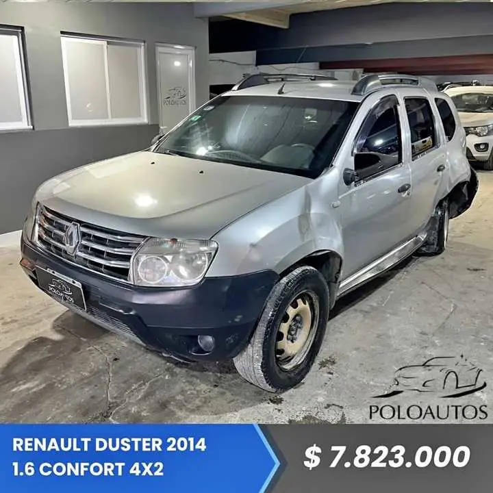 2014 Renault duster 1.6 confort 4x2 en marcha y andando chocada poloautos