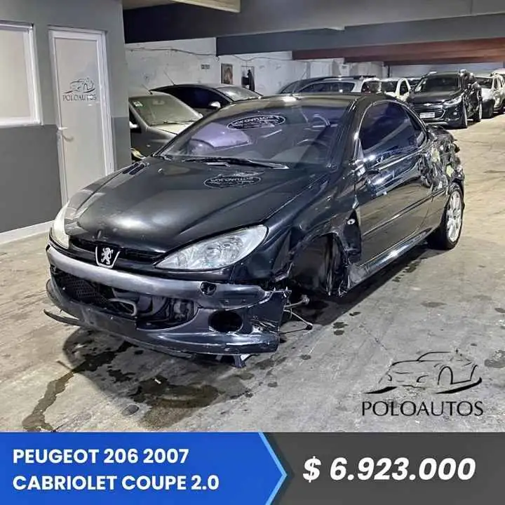 2007 Peugeot 206 Cabriolet Coupe 2.0 Chocado Poloautos