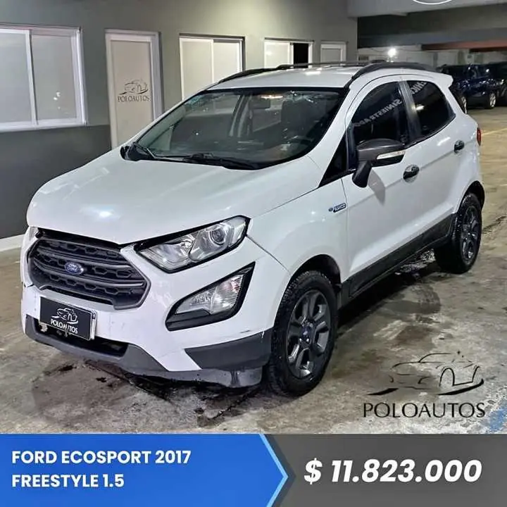 2017 Ford Ecosport Freestyle 1.5 en Marcha y Andando Chocada Poloautos