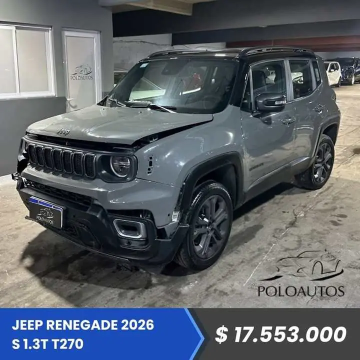 2026 Jeep renegade s 1.3t t270 chocado poloautos