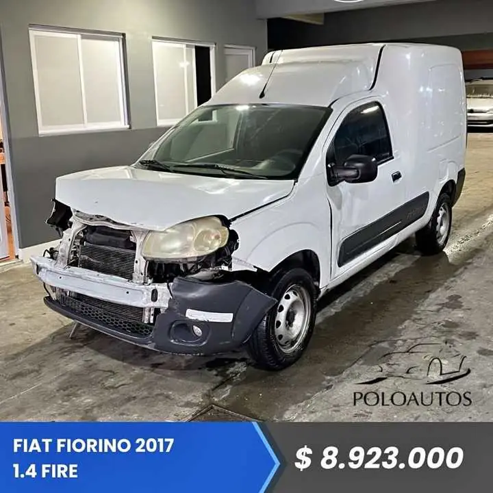 2017 Fiat Fiorino 1.4 Fire en Marcha y Andando Chocada Poloautos