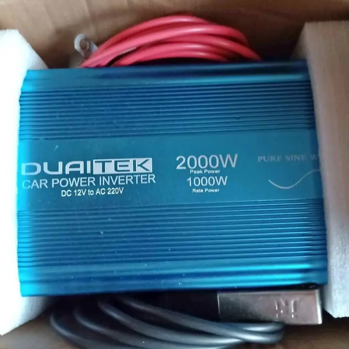 Inversor 12v A 220v Alterna 2000w Bateria de Auto Onda Pura
