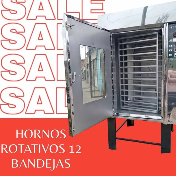 Vendo horno panadero de 12 bandejas