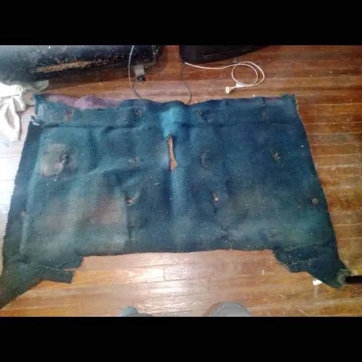 Alfombra abitatuculo Ford taunus ghia original delantera está como Seve
