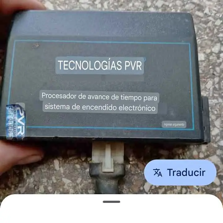 Procesador pvr de avance de tiempo para encendido electrónico