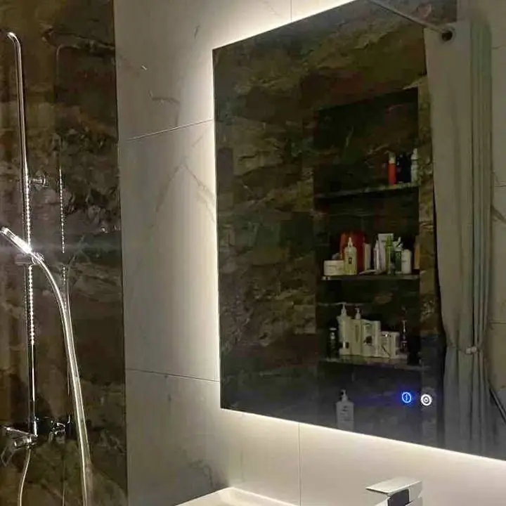 Espejo Cuadrado LED Touch | Excelente Calidad No Distorsiona la imagen