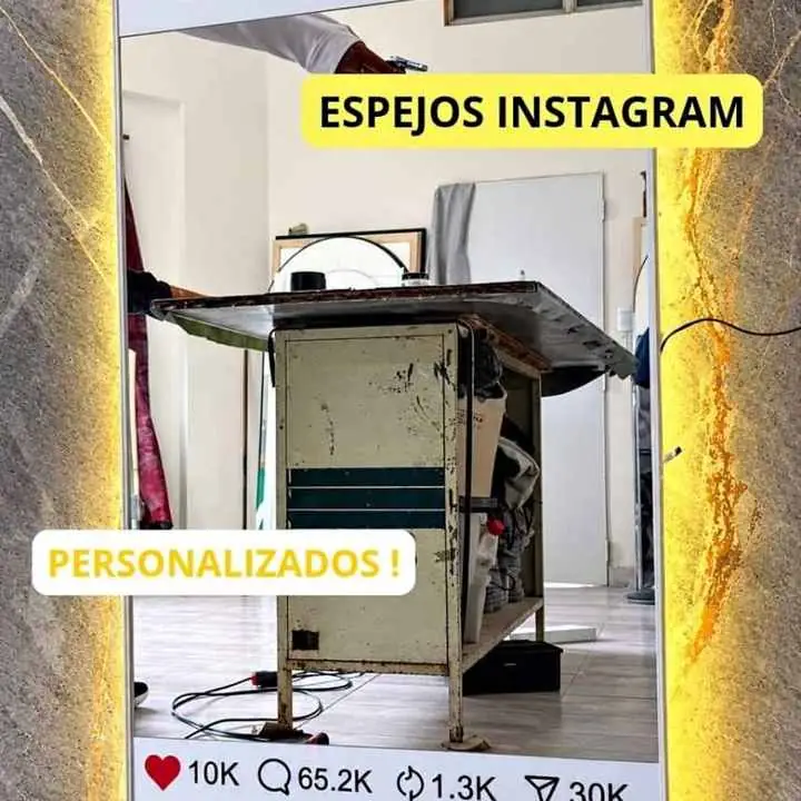 Espejos instagram ideal para tu local personalizado a tu manera