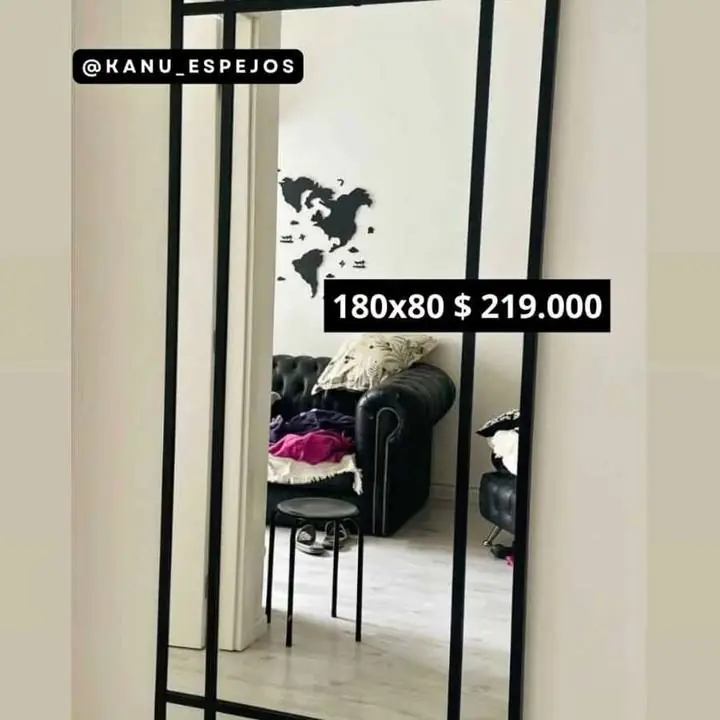 Espejo Vestidor Hierro Repartidor en Ofertaaa No Distorsiona la Imagen