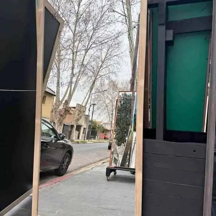 Espejo Moderno Álamo Cuerpo Entero No Distorsiona la Imagen