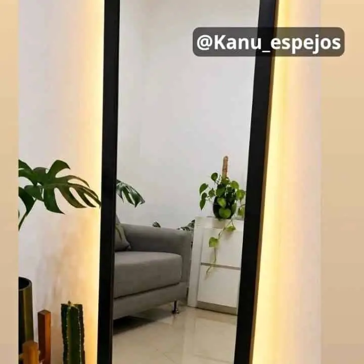 Espejo Vestidor Alamo con Luz Led Listo para Colgar