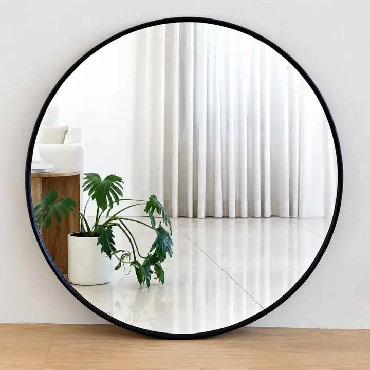 Espejo Circular Marco PVC en ofertaaa