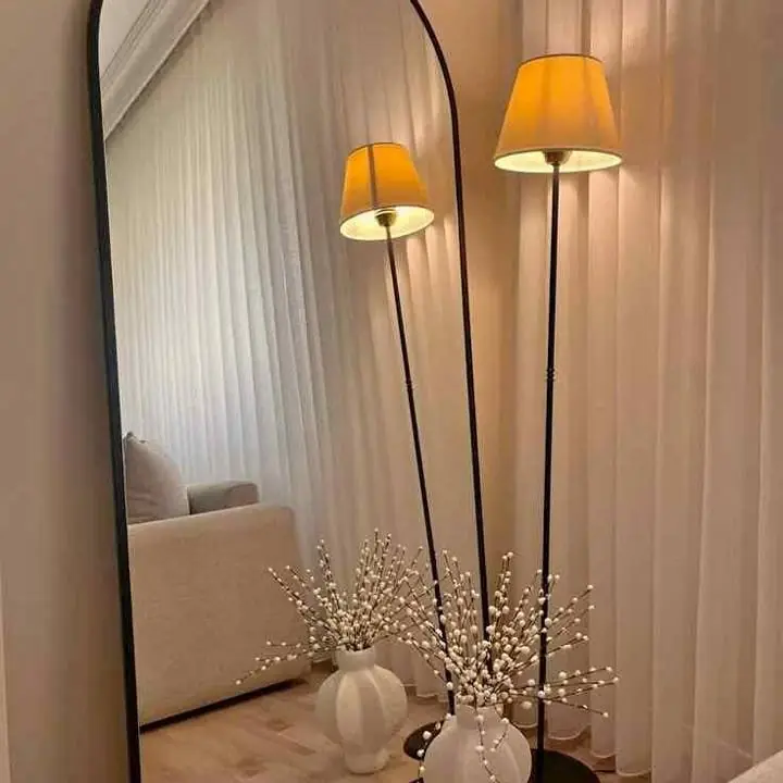 Espejo arco marco PVC | ideal para dormitorio y vestidor no distorsiona la imagen