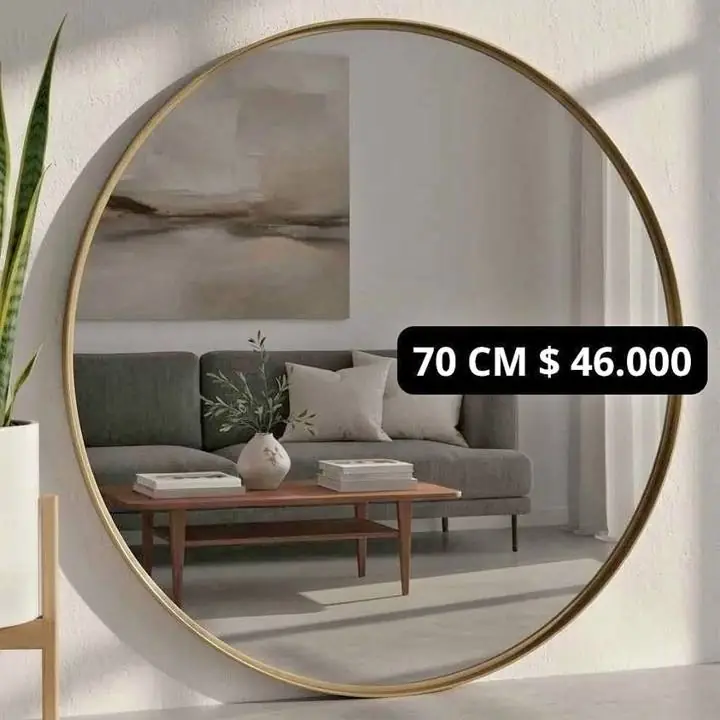 Espejos circulares para baño, dormitorio y vestidor