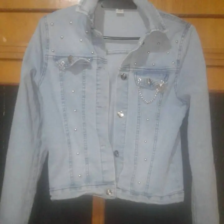 Campera de jean damas niñas talle 1/s