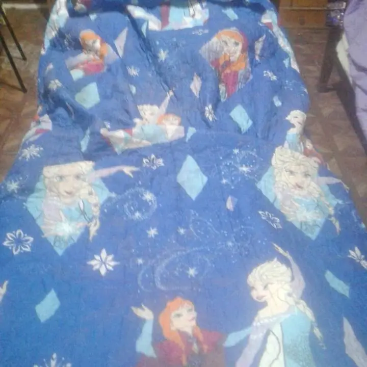Cobertor Cubrecama azul de frozen reversible