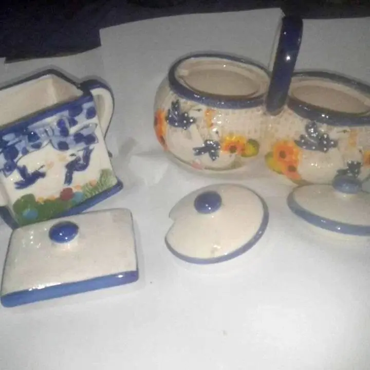 SET+yerbera+azucarera+Porta+saquitos+con+balanza+de+vocina