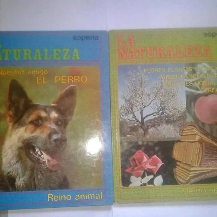 Libros+vegetal+y+animal+de+Sopena+tapa+dura+