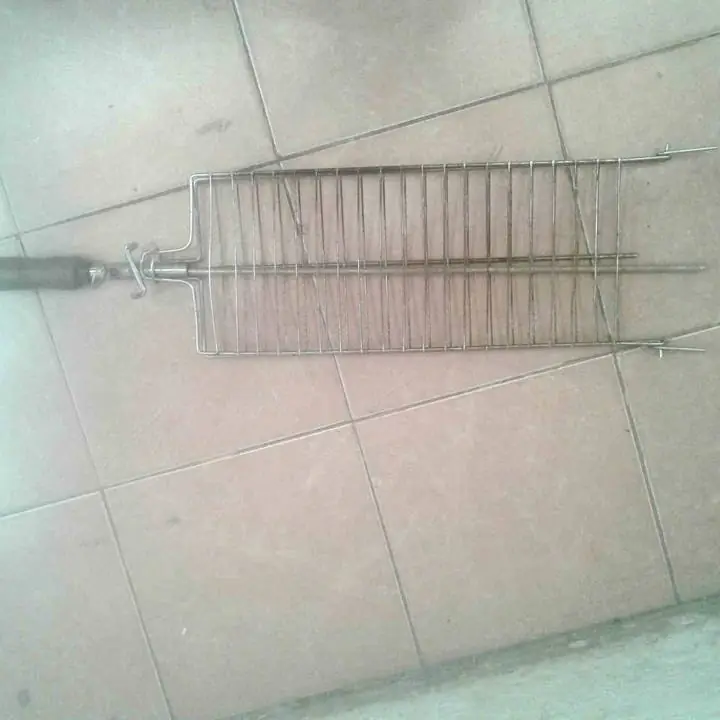 Set asador parrilla y cuchillos asado