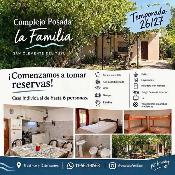 Casa san clemente 5 personas