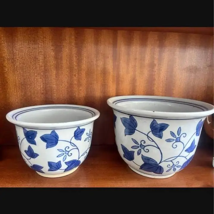 Macetas de porcelana