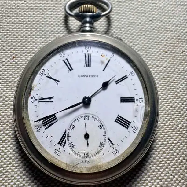 Reloj antiguo de bolsillo longines no funciona