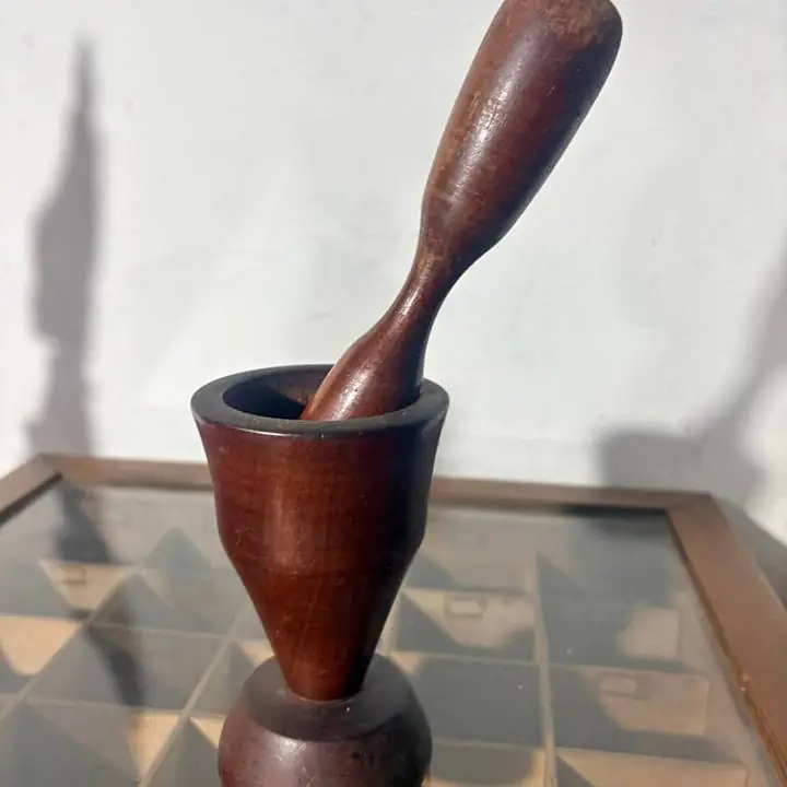 Mortero en madera