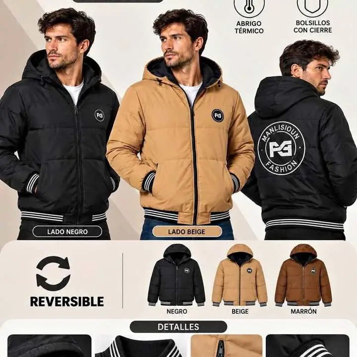 Campera. reversibles