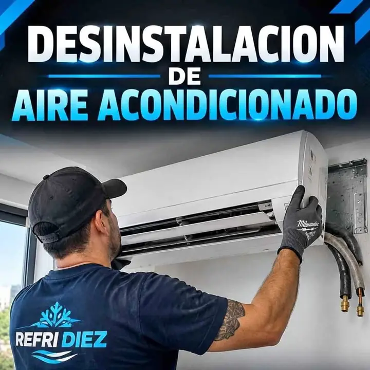 Desinstalación de aire acondicionado