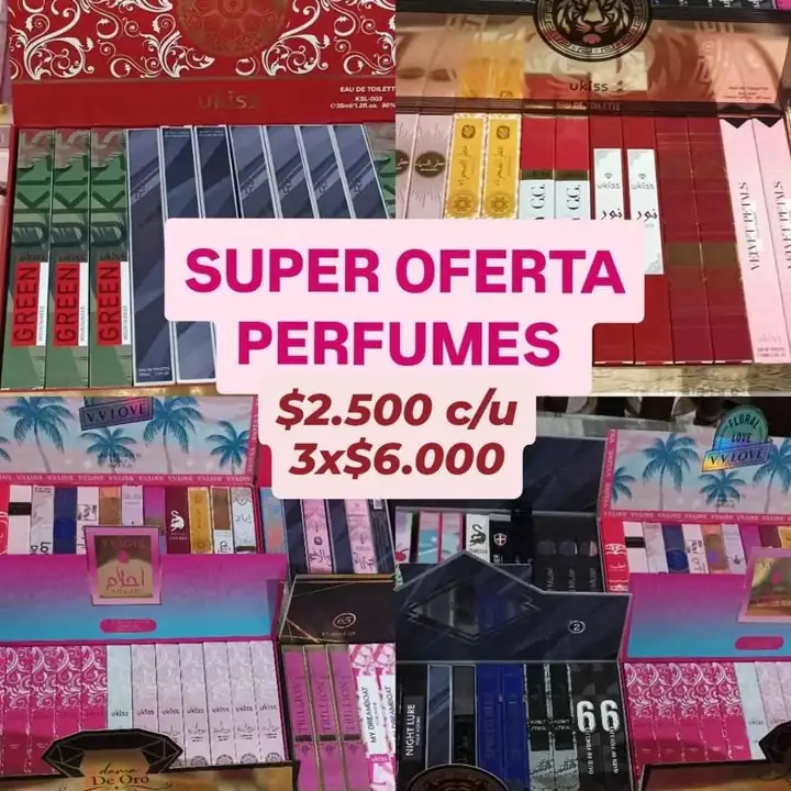 Perfume de tubito $2.000