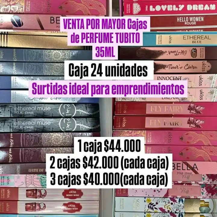 Perfume tubo