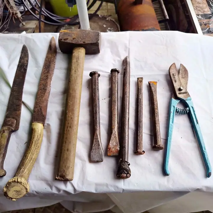 Lote de herramientas usadas